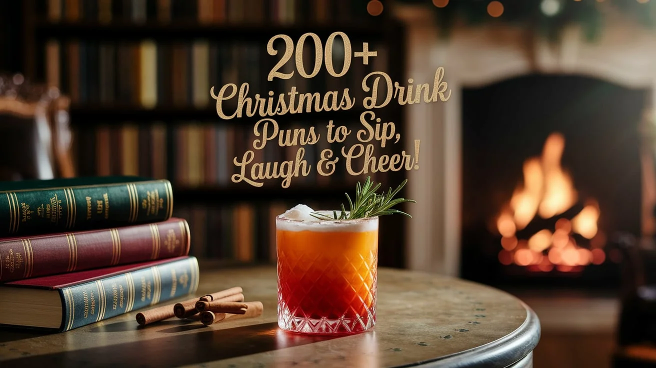 200+ Christmas Drink Puns to Sip, Laugh & Cheer!