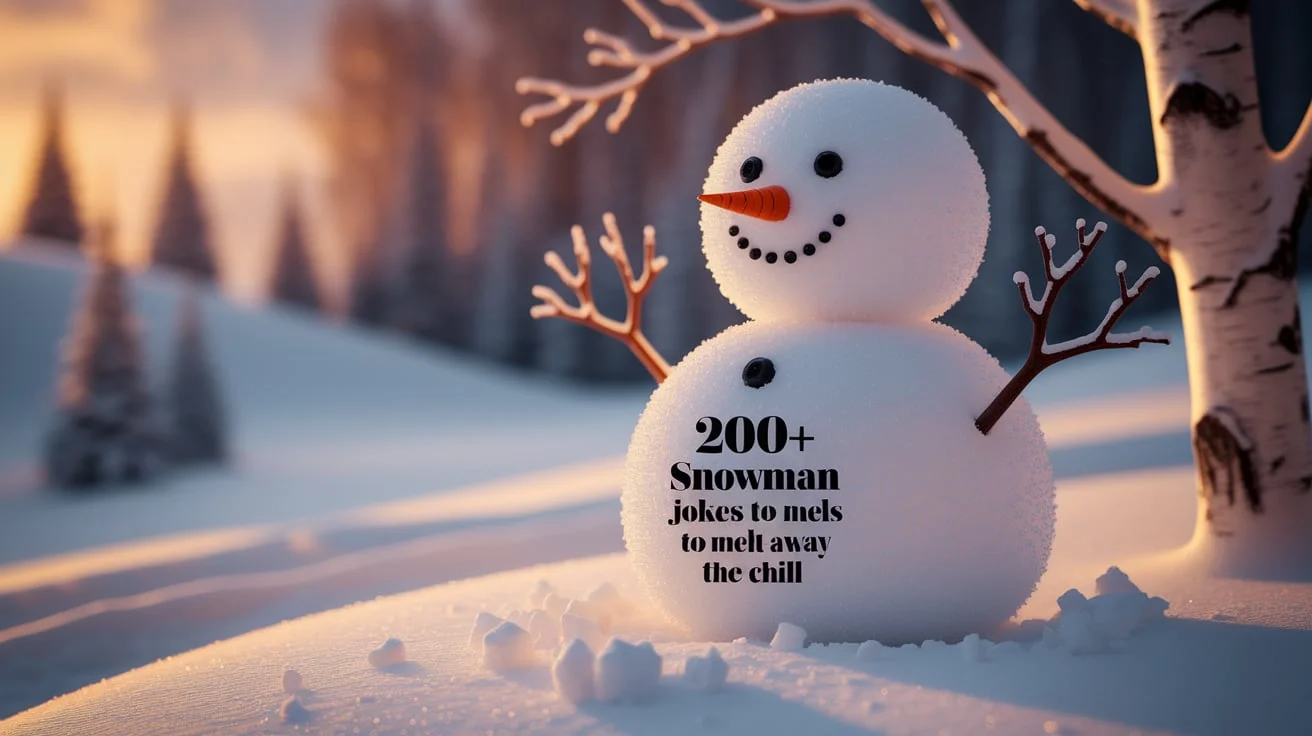 200+ Cool Snowman Jokes to Melt Away the Chill