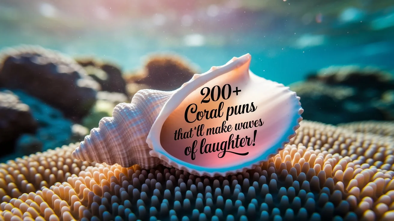 200+ Coral Puns That’ll Make Waves of Laughter!