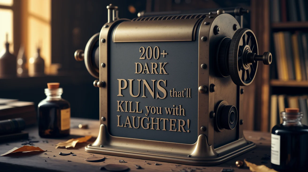 200+ Dark Puns That’ll Kill You with Laughter!
