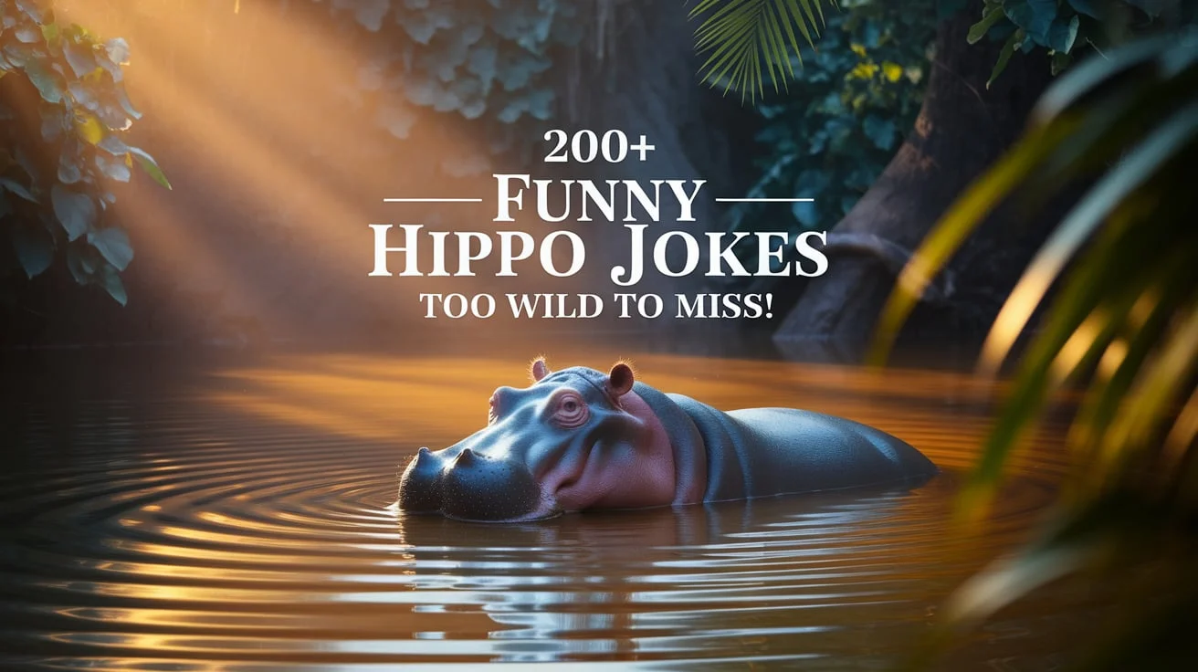 200+ Funny Hippo Jokes Too Wild to Miss!
