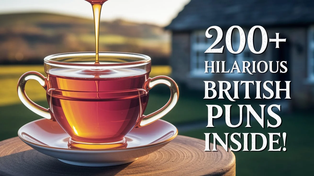200+ Hilarious British Puns Inside!