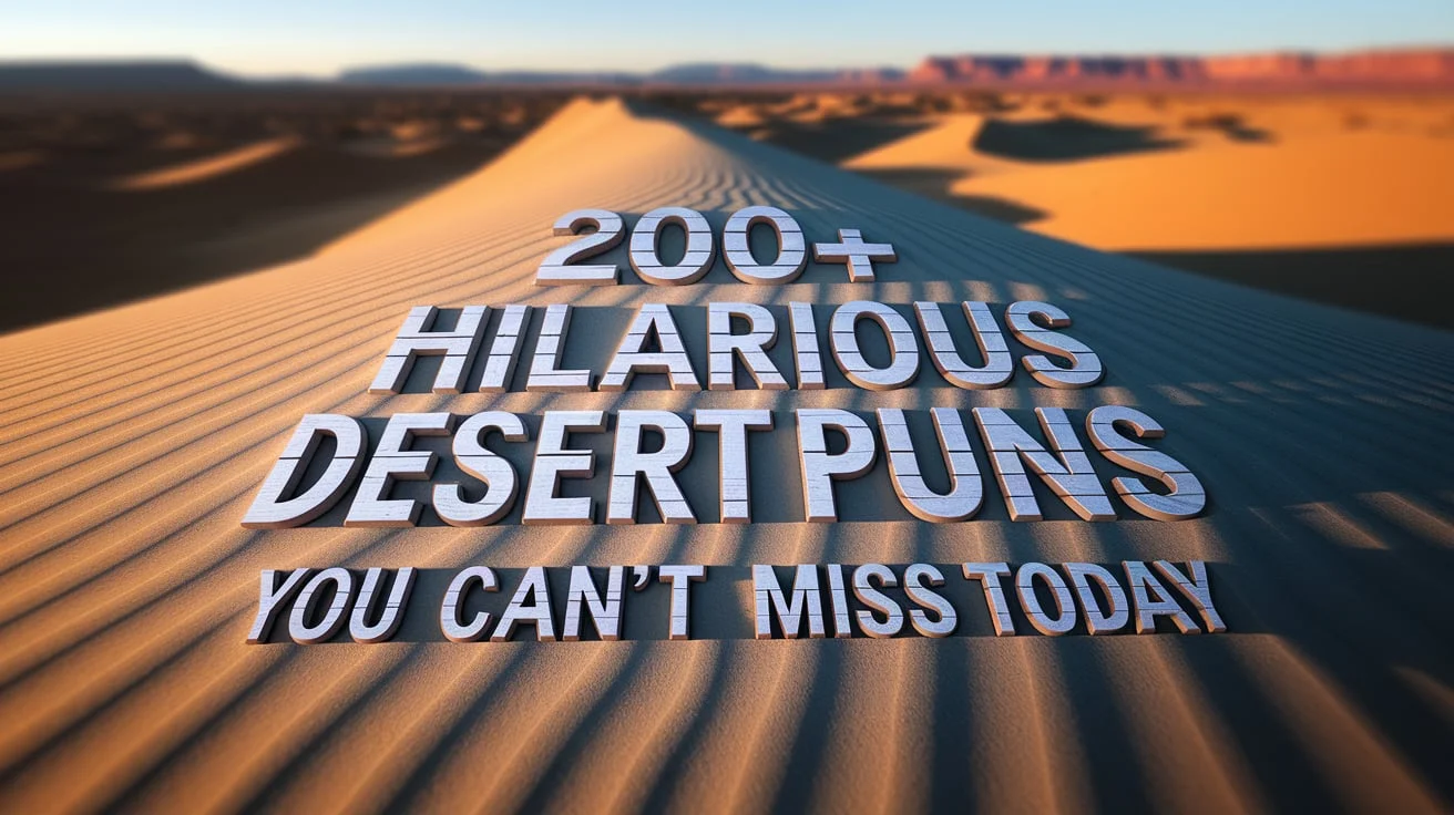 200+ Hilarious Desert Puns You Can’t Miss Today