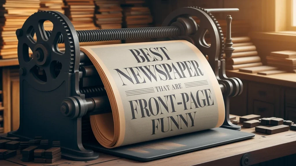 Best Newspaper Puns That Are Front-Page Funny