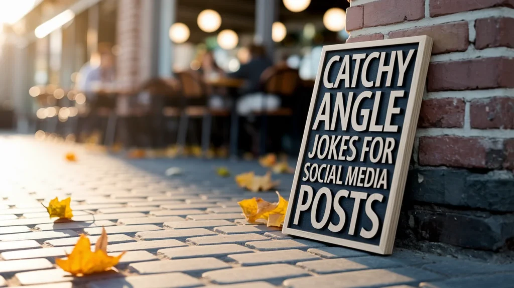Catchy Angle Jokes For Social Media Posts