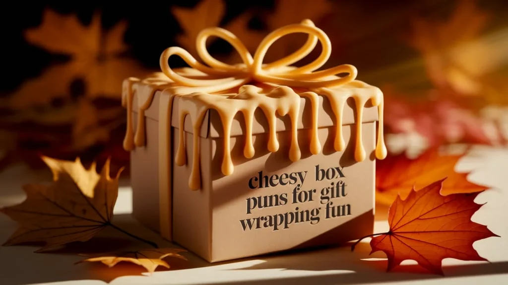 Cheesy Box Puns for Gift Wrapping Fun
