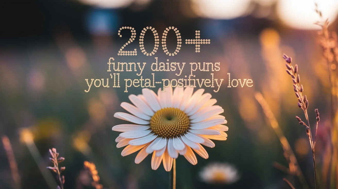 Funny Daisy Puns You’ll Petal-Positively Love