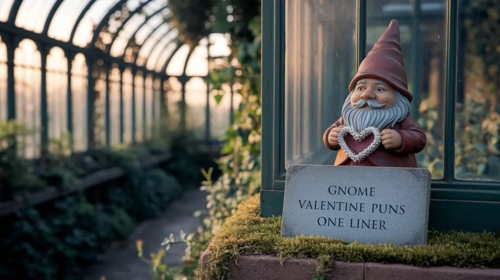 Gnome Valentine Puns One Liner