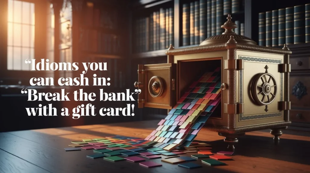 Idioms You Can Cash In: “Break the Bank” with a Gift Card!