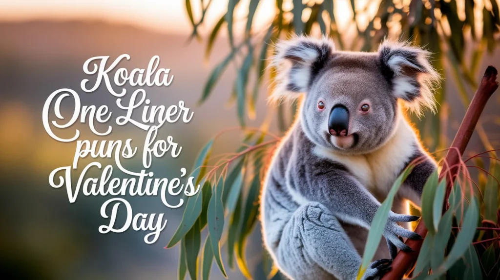 Koala One Liner Puns for Valentine’s Day