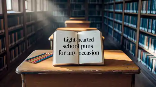 Light-hearted school puns for any occasion