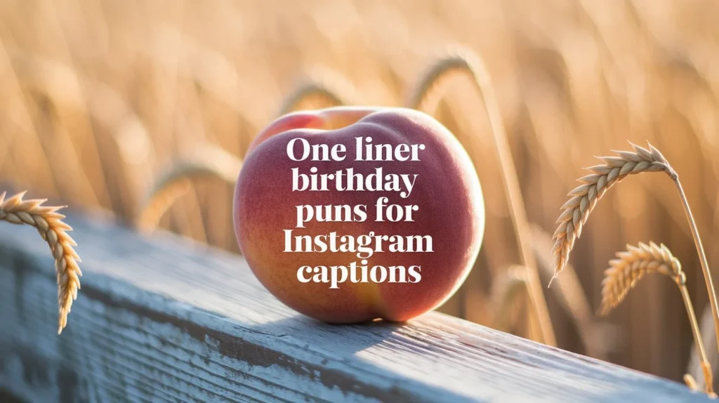 One Liner Birthday Puns for Instagram Captions 