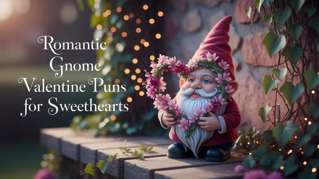 Romantic Gnome Valentine Puns for Sweethearts