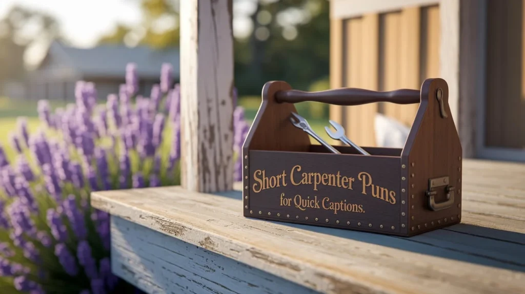 Short Carpenter Puns for Quick Captions