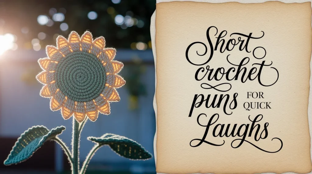 Short Crochet Puns for Quick Laughs