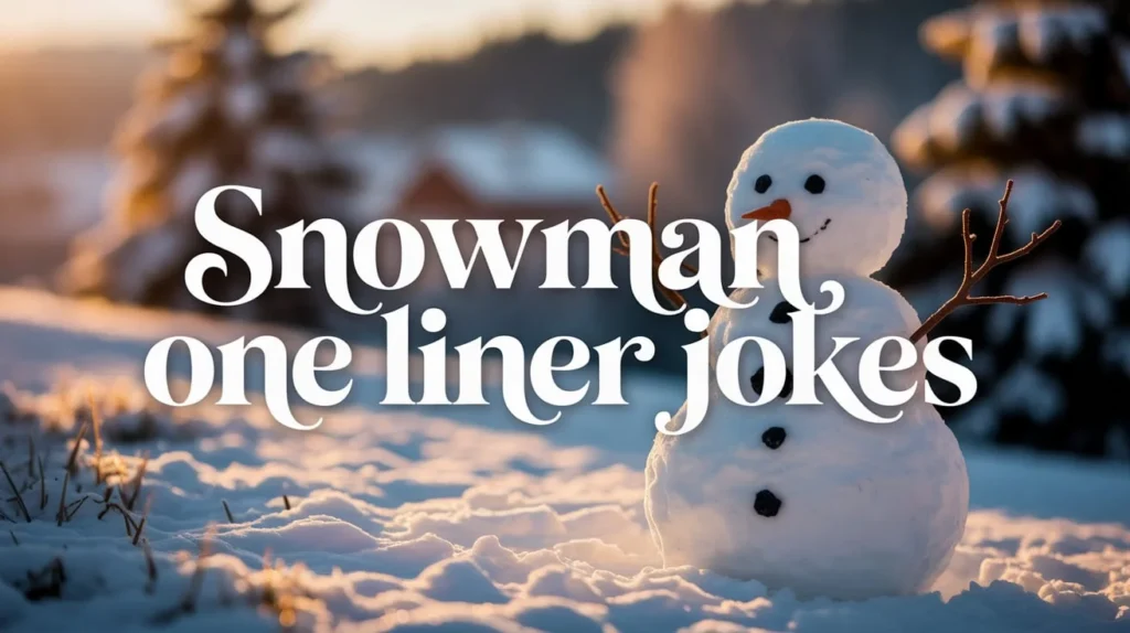 Snowman One Liner Jokes