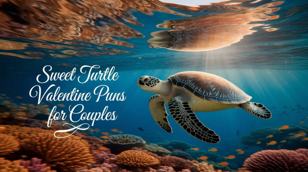 Sweet Turtle Valentine Puns for Couples