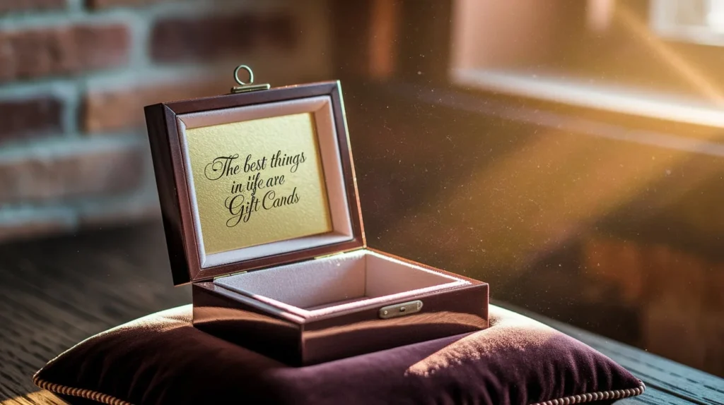 The Best Things in Life Are Gift Cards