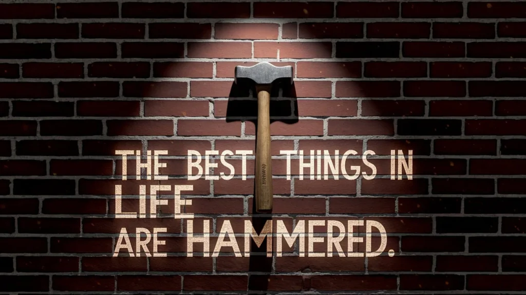 The Best Things in Life are Hammered