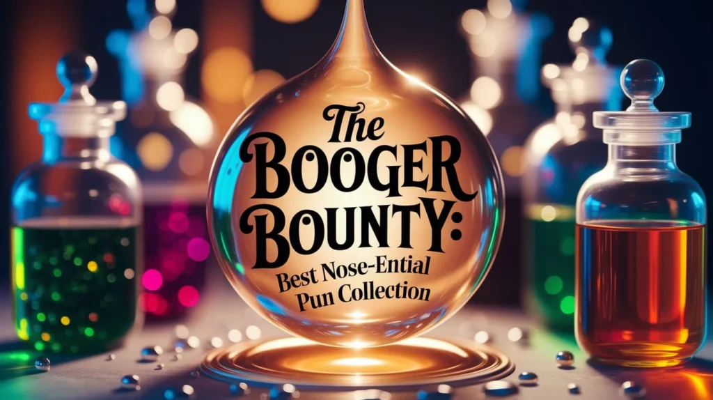 The Booger Bounty: Best Nose-ential Pun Collection