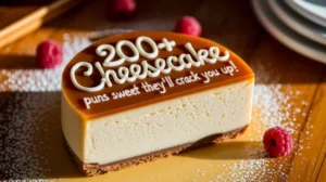 Cheesecake Puns So Sweet They’ll Crack You Up!