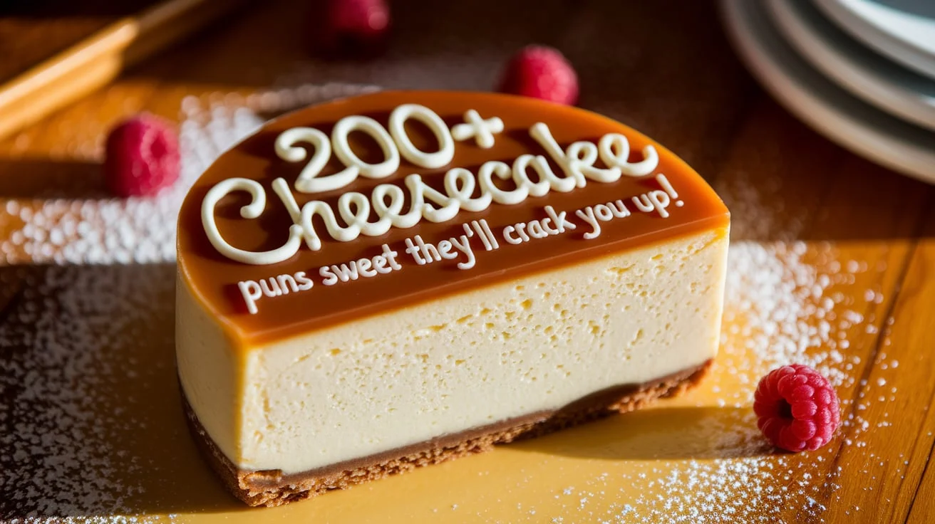 Cheesecake Puns So Sweet They’ll Crack You Up!