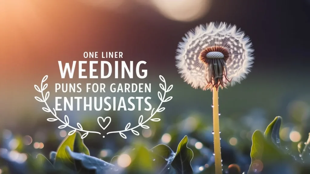 One Liner Weeding Puns for Garden Enthusiasts 🌱