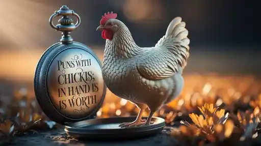 Puns with Idioms: A Chicken in Hand is Worth 