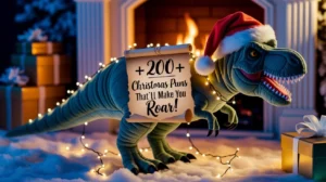 200+ Dino Christmas Puns That’ll Make You ROAR!