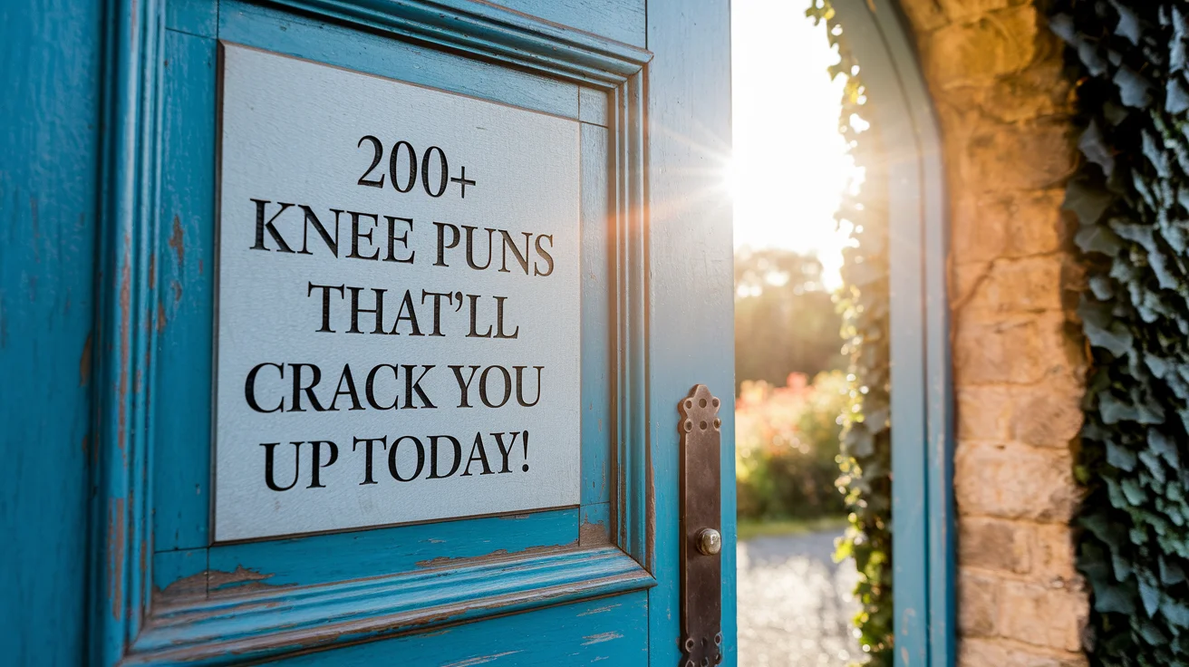 200+ Knee Puns That’ll Crack You Up Today!
