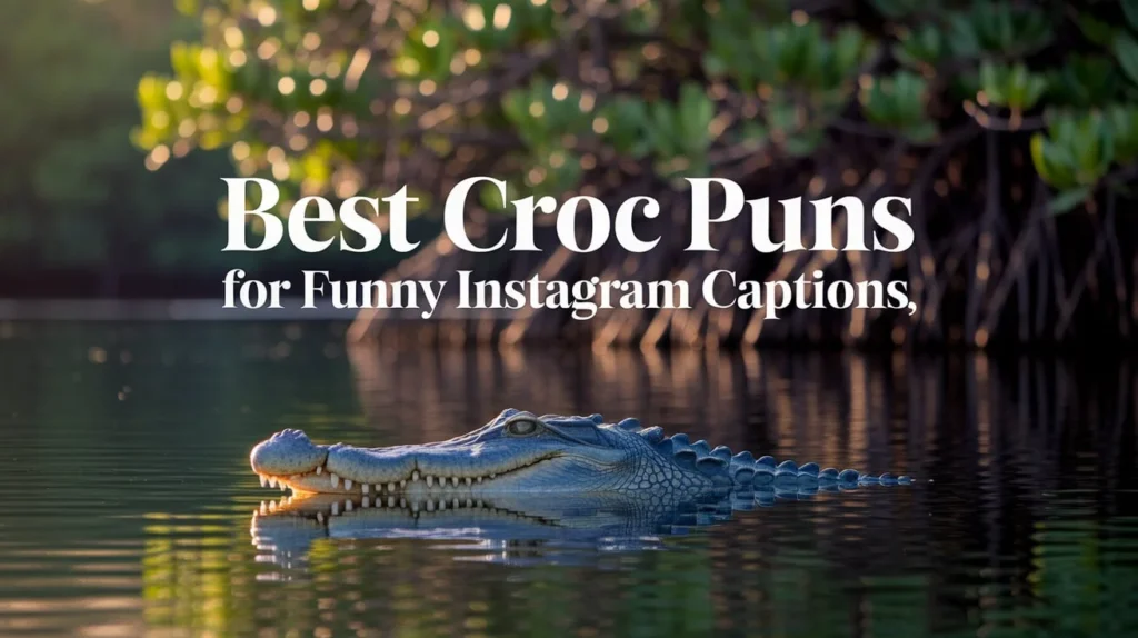Best Croc Puns for Funny Instagram Captions