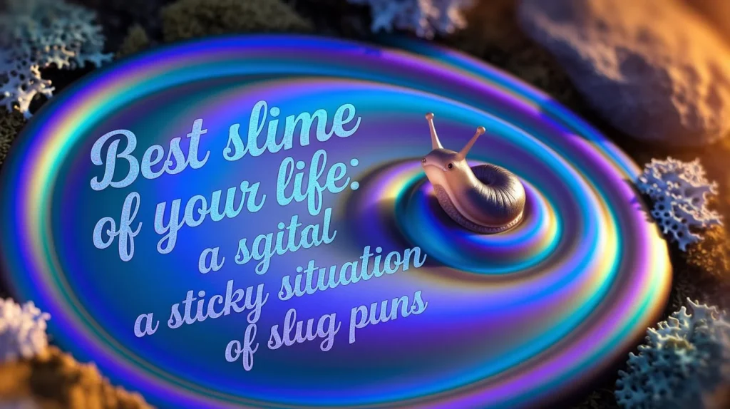 Best Slime of Your Life: A Sticky Situation of Slug Puns
