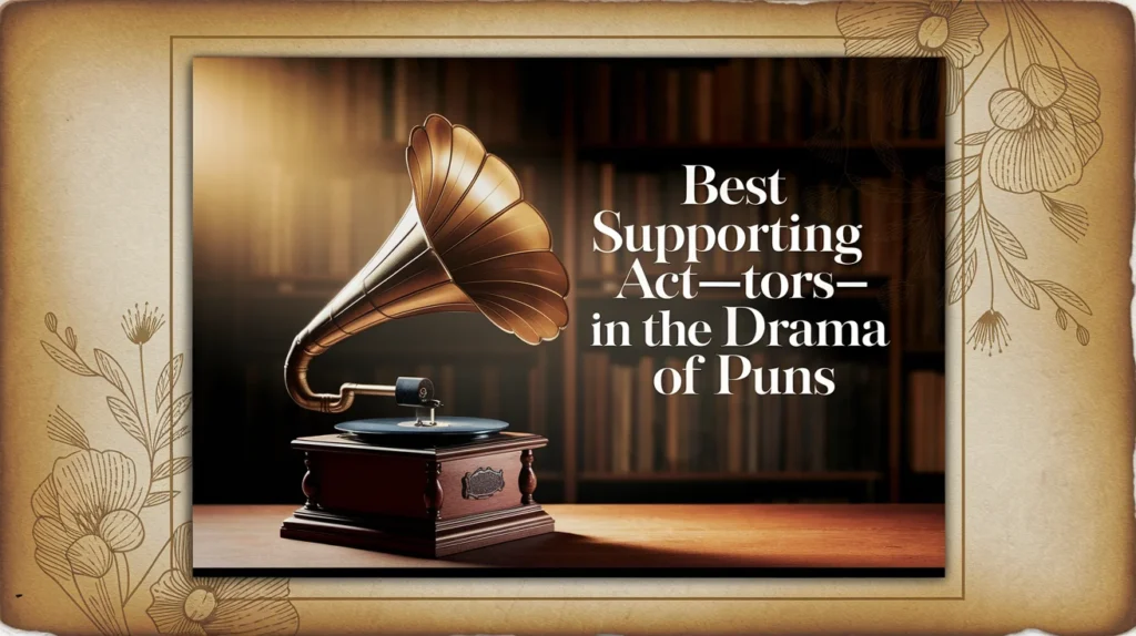 Best Supporting Act-tors in the Drama of Puns