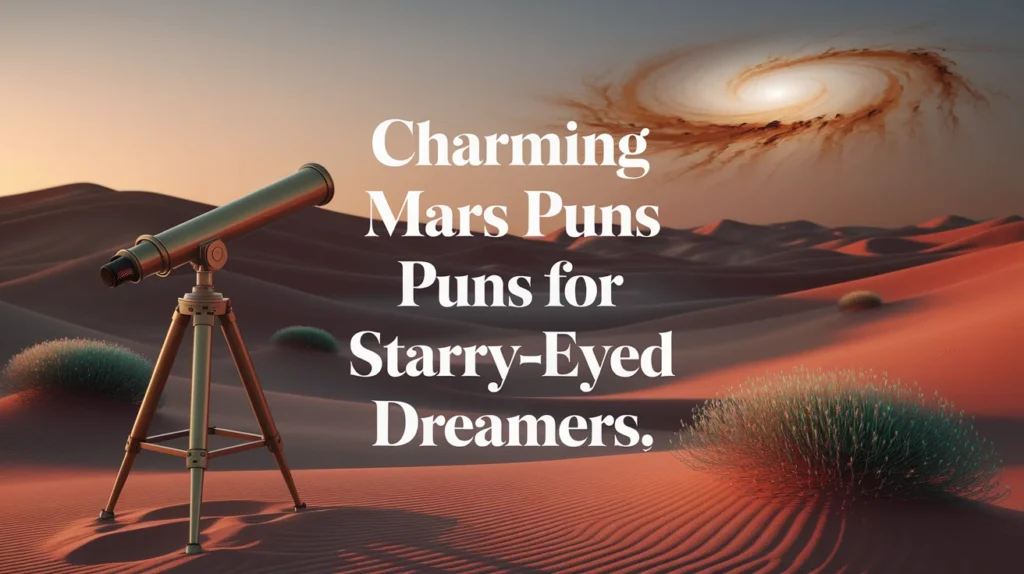 Charming Mars Puns For Starry-Eyed Dreamers