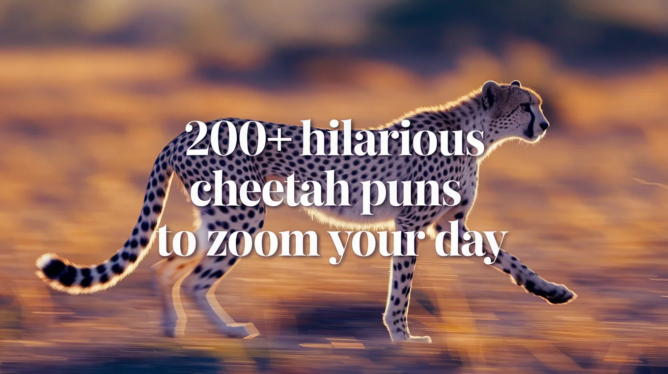 Hilarious Cheetah Puns to Zoom Your Day