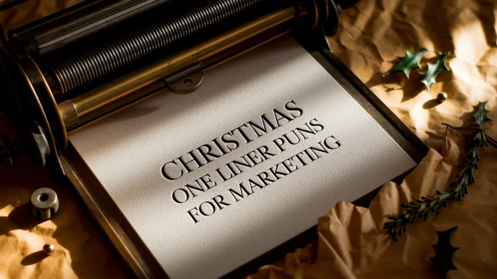 Christmas One Liner Puns for Marketing