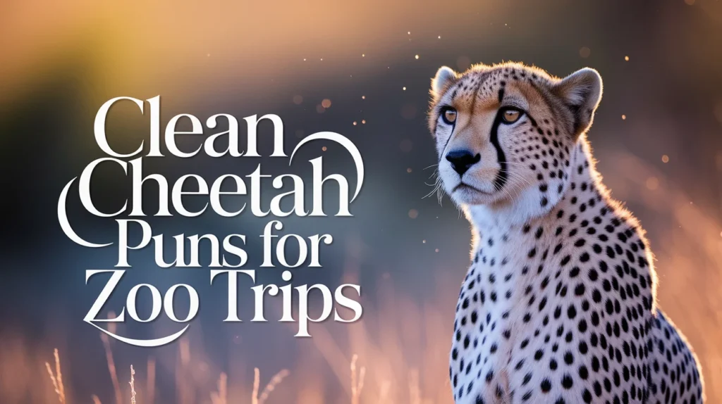 Clean Cheetah Puns for Zoo Trips