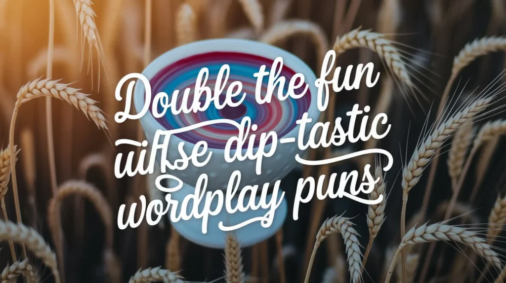 Double the Fun with These Dip-tastic Wordplay Puns