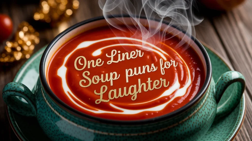 One Liner Soup Puns for Laughter