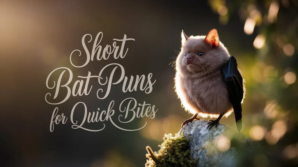 Short Bat Puns for Quick Bites