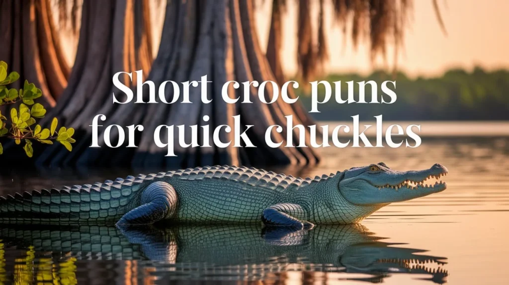 Short Croc Puns for Quick Chuckles