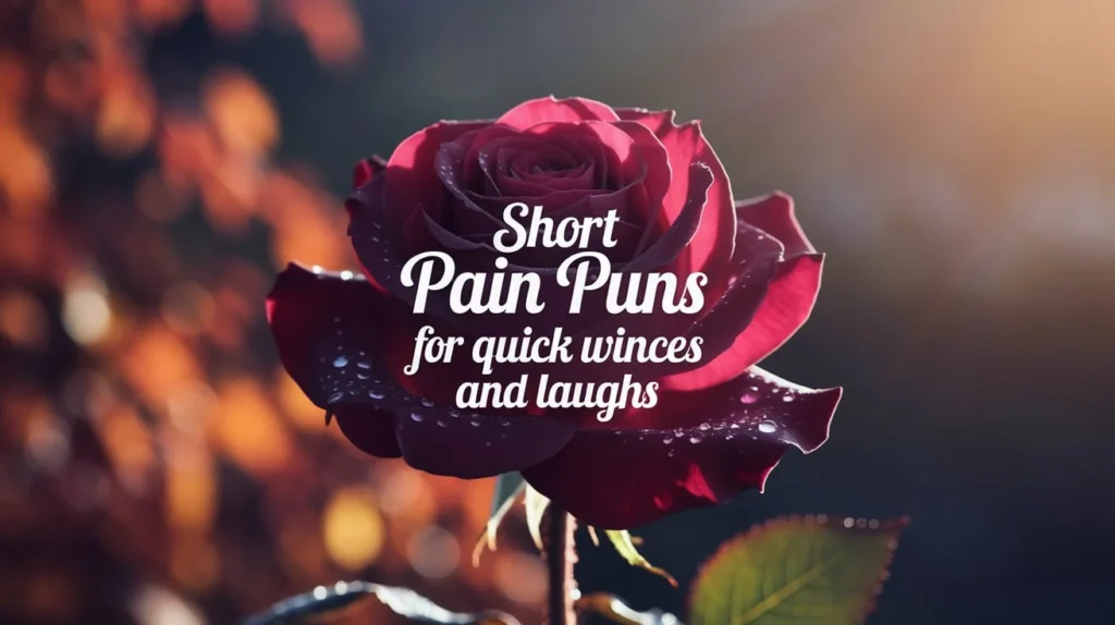Short pain puns for quick winces and laughs