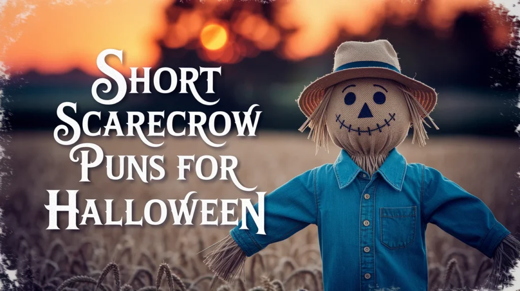 Short Scarecrow Puns for Halloween