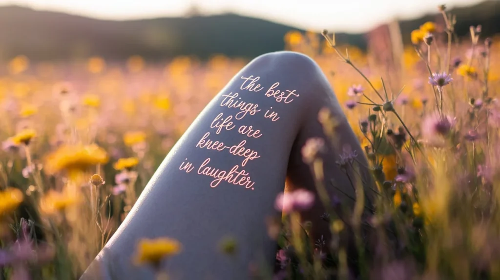 The Best Things in Life are Knee-Deep in Laughter