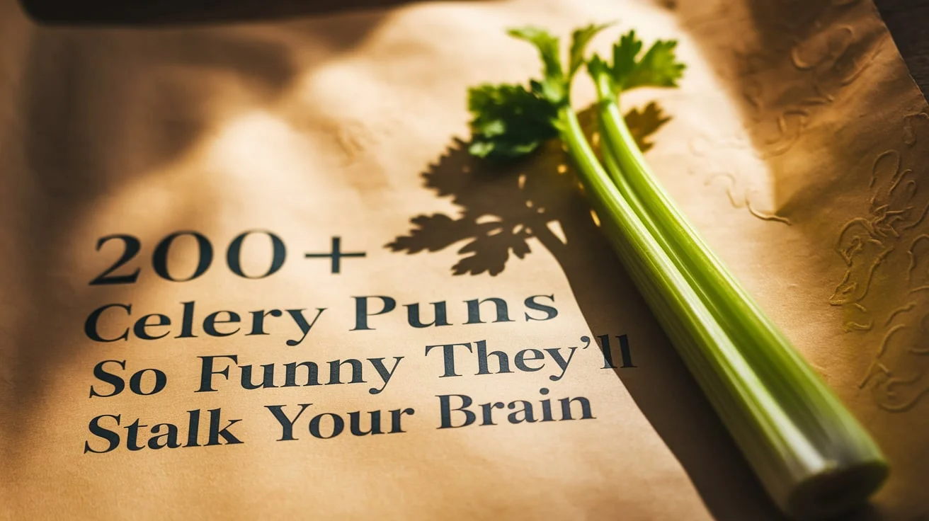 Celery Puns So Funny They’ll Stalk Your Brain