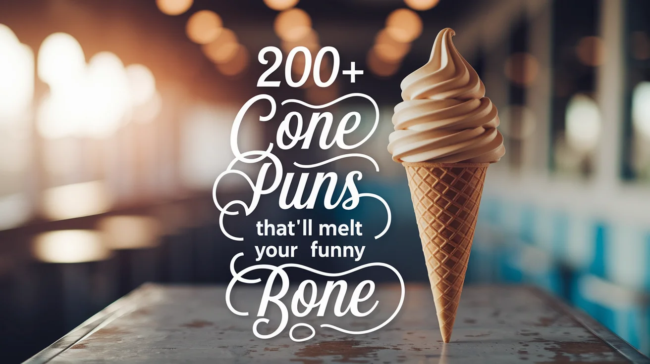 Cone Puns That’ll Melt Your Funny Bone 