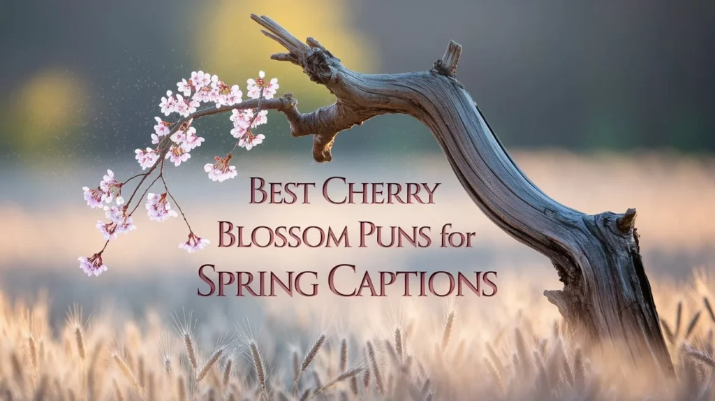 Best Cherry Blossom Puns for Spring Captions