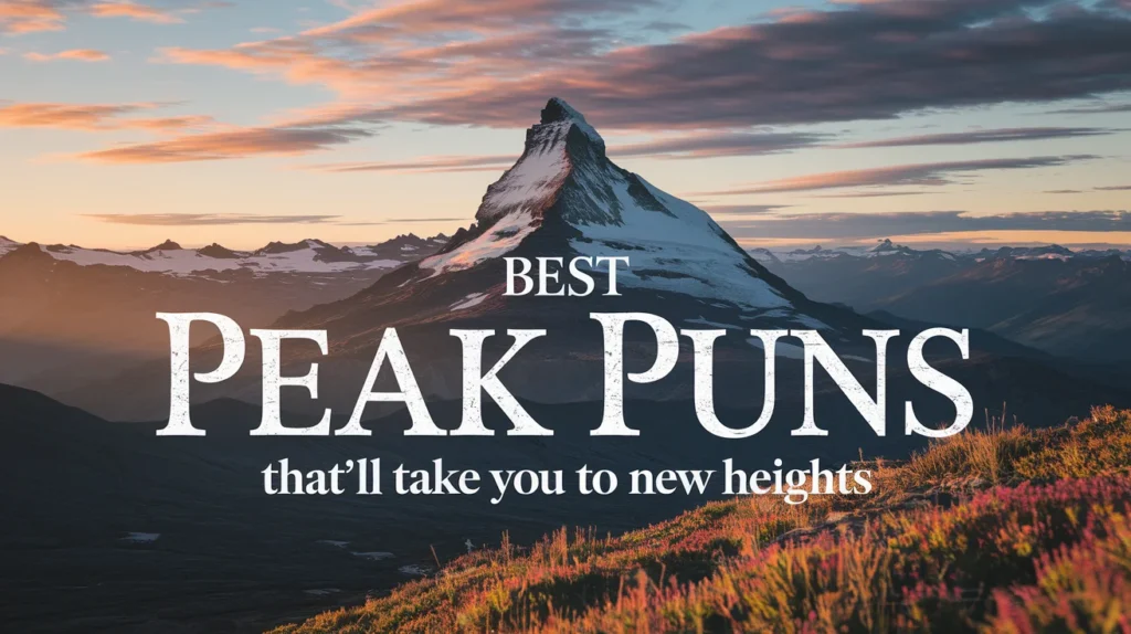 Best Peak Puns That’ll Take You to New Heights