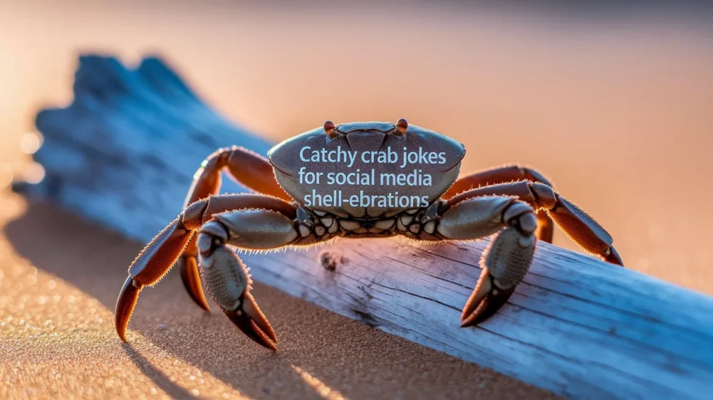 Catchy Crab Jokes For Social Media Shell-ebrations