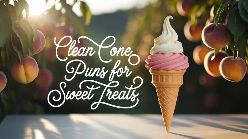 Clean Cone Puns for Sweet Treats
